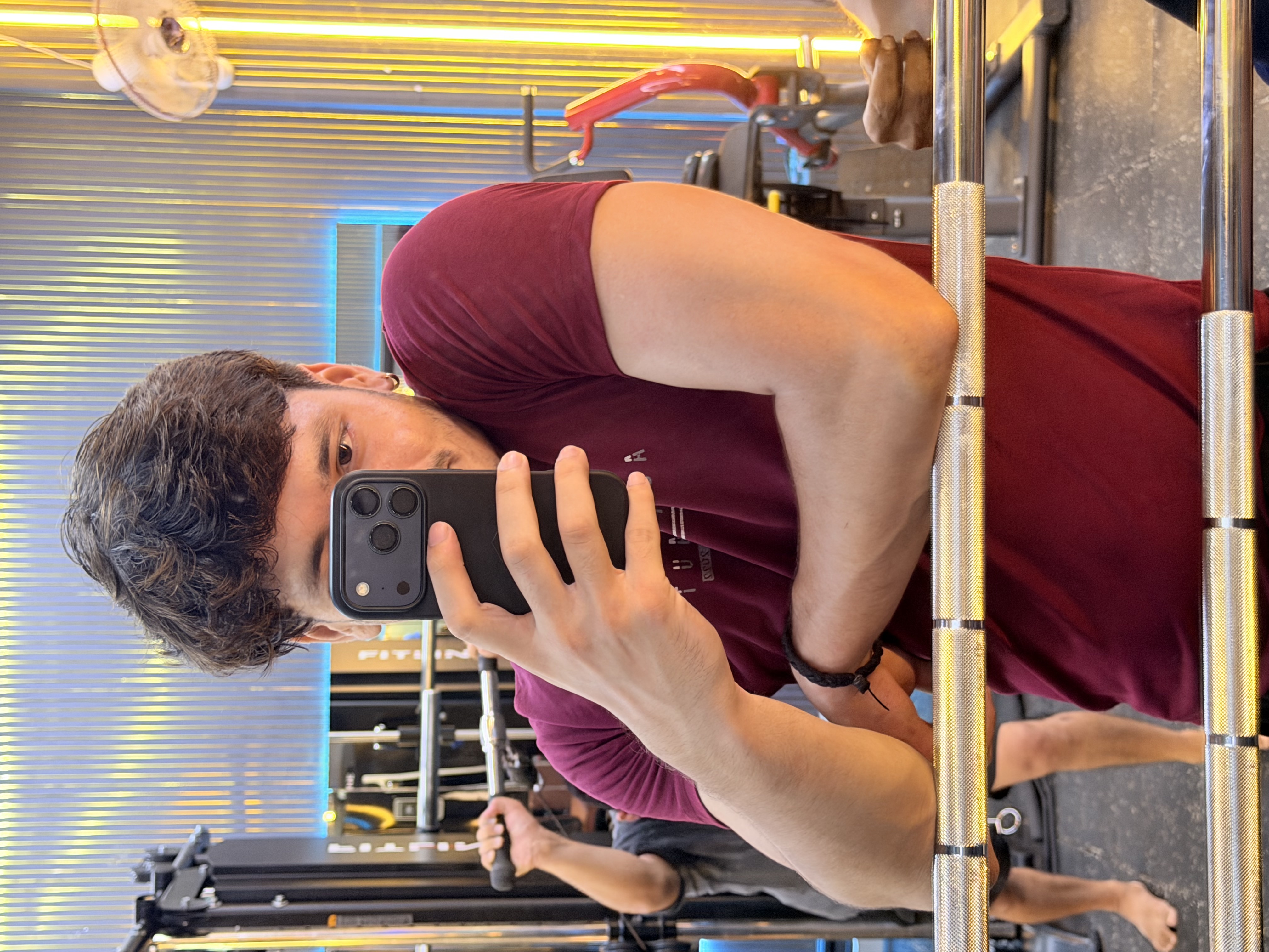 gym selfie